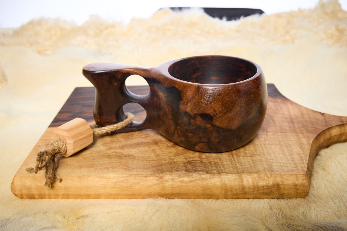 enkidu Duodji Burl Walnut Kuksa