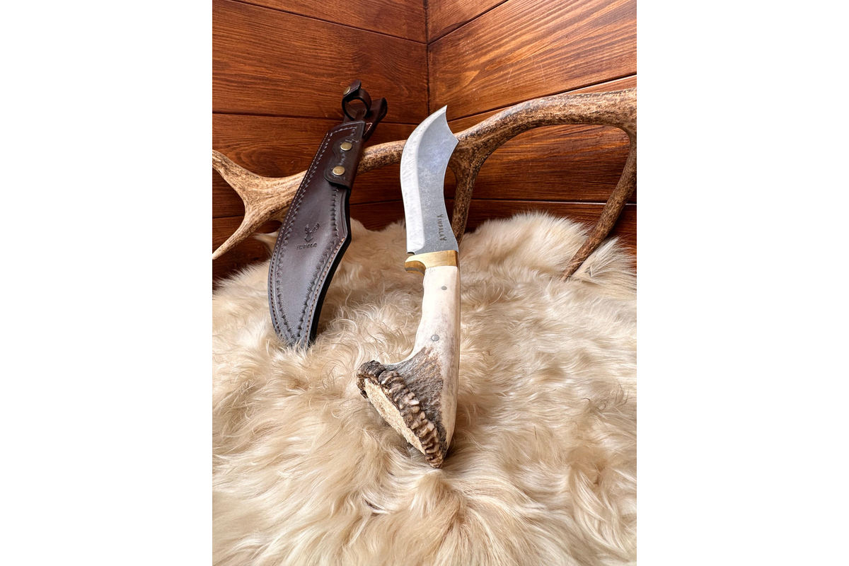 enkidu Deer Antler Handle Machete