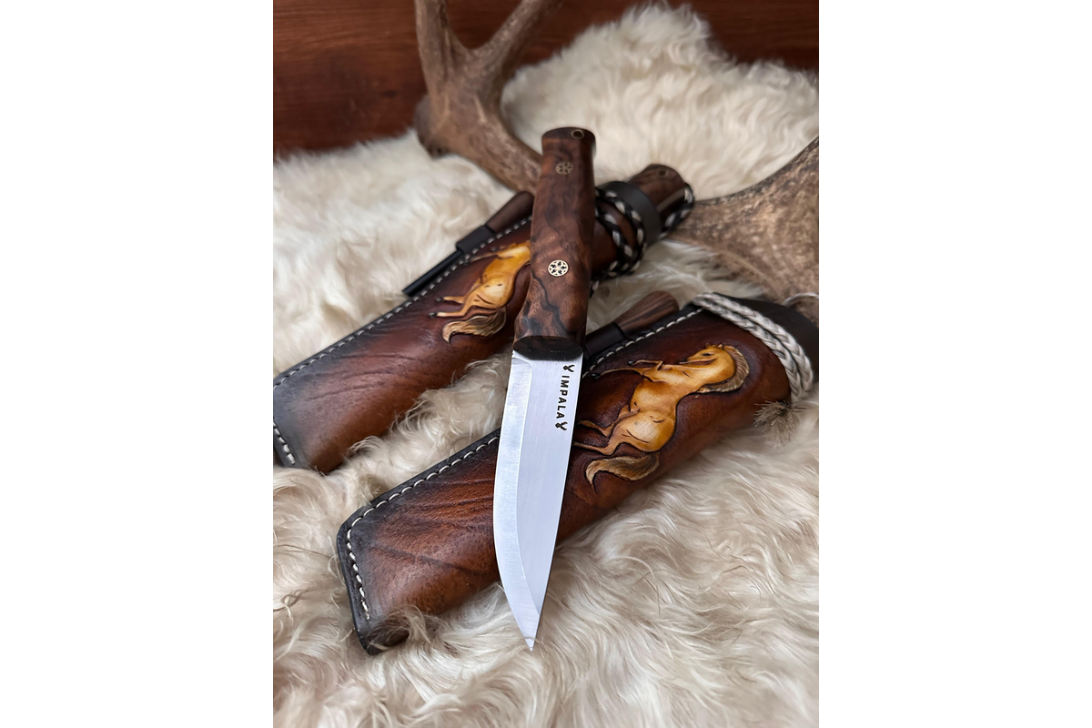 enkidu Premium Series Knife (Includes Leather Sheath)