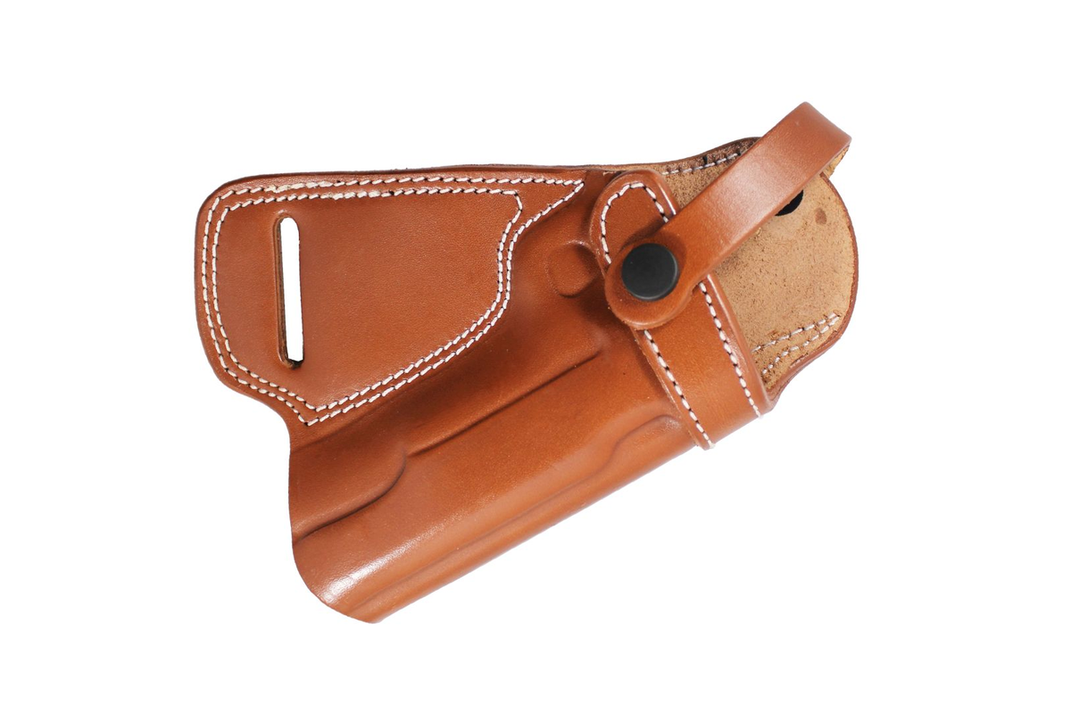 Middle Belt With Snap - Tan